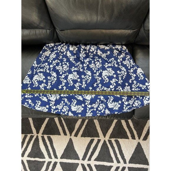 Shein Curve Blue With White Floral Print, V Neck Elastic Waist dress size 3XL - Picture 5 of 12